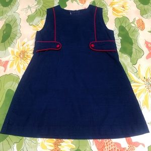POSH PICKLE blue corduroy dress